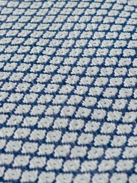 画像7: M1018R  女性用 単衣  化繊   青, かのこ 【中古】 【USED】 【リサイクル】 ★★☆☆☆ (7)