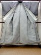 画像2: M1018S  女性用 単衣  シルク（正絹）   紺, 縞 【中古】 【USED】 【リサイクル】 ★★☆☆☆ (2)