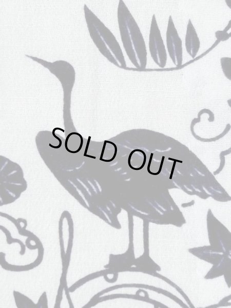 画像5: M1018T  女性用 単衣 使用感あり シルク（正絹）   白, 菊 【中古】 【USED】 【リサイクル】 ★★☆☆☆ (5)