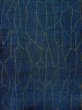 画像3: M1018U  女性用 単衣  シルク（正絹）  深い 紺, 線 【中古】 【USED】 【リサイクル】 ★★★★☆ (3)