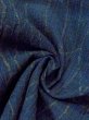 画像5: M1018U  女性用 単衣  シルク（正絹）  深い 紺, 線 【中古】 【USED】 【リサイクル】 ★★★★☆ (5)