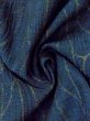 画像6: M1018U  女性用 単衣  シルク（正絹）  深い 紺, 線 【中古】 【USED】 【リサイクル】 ★★★★☆ (6)