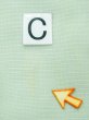 画像14: M1018W  女性用 夏物 使用感あり シルク（正絹） 淡い 薄い 緑色,  【中古】 【USED】 【リサイクル】 ★★☆☆☆ (14)