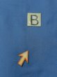 画像12: M1018X  女性用 単衣  シルク（正絹）  灰色がかった 青,  【中古】 【USED】 【リサイクル】 ★★☆☆☆ (12)