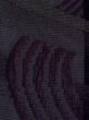 画像6: M1018Z  女性用 夏物  シルク（正絹）   黒, 流水 【中古】 【USED】 【リサイクル】 ★★☆☆☆ (6)