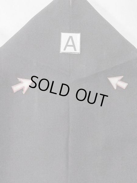 画像12: M1018Z  女性用 夏物  シルク（正絹）   黒, 流水 【中古】 【USED】 【リサイクル】 ★★☆☆☆ (12)