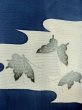 画像5: M1019A  女性用 夏物  シルク（正絹）   藍, 蝶々 【中古】 【USED】 【リサイクル】 ★★★☆☆ (5)
