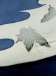 画像7: M1019A  女性用 夏物  シルク（正絹）   藍, 蝶々 【中古】 【USED】 【リサイクル】 ★★★☆☆ (7)