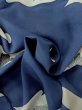 画像10: M1019A  女性用 夏物  シルク（正絹）   藍, 蝶々 【中古】 【USED】 【リサイクル】 ★★★☆☆ (10)
