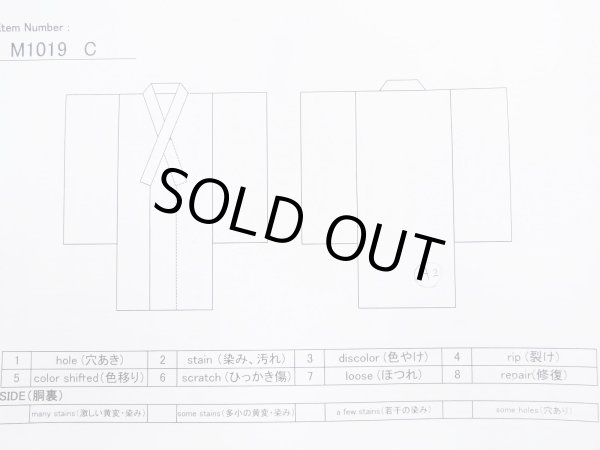画像13: M1019C  女性用 単衣  化繊   水色, もみじ 【中古】 【USED】 【リサイクル】 ★★★☆☆ (13)