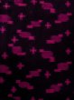 画像4: M1025D  女性用 単衣  ウール   黒, 十字 【中古】 【USED】 【リサイクル】 ★☆☆☆☆ (4)