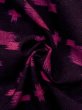 画像9: M1025D  女性用 単衣  ウール   黒, 十字 【中古】 【USED】 【リサイクル】 ★☆☆☆☆ (9)
