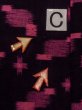 画像14: M1025D  女性用 単衣  ウール   黒, 十字 【中古】 【USED】 【リサイクル】 ★☆☆☆☆ (14)