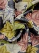 画像12: M1025F  女性用 単衣  ウール   紺, もみじ 【中古】 【USED】 【リサイクル】 ★★☆☆☆ (12)