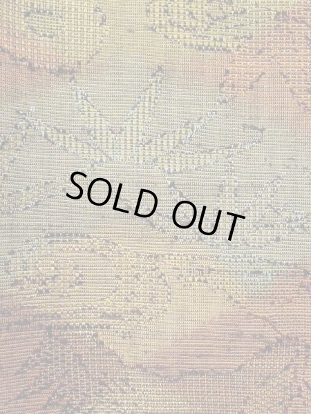 画像5: M1025K  女性用 単衣  ウール  灰色がかった マルチカラー, もみじ 【中古】 【USED】 【リサイクル】 ★★★★★ (5)