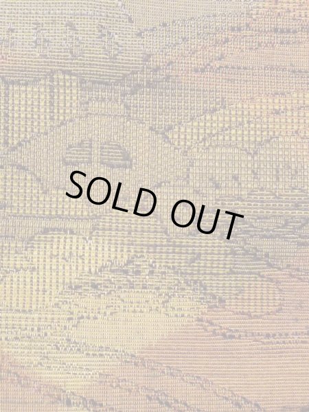 画像8: M1025K  女性用 単衣  ウール  灰色がかった マルチカラー, もみじ 【中古】 【USED】 【リサイクル】 ★★★★★ (8)