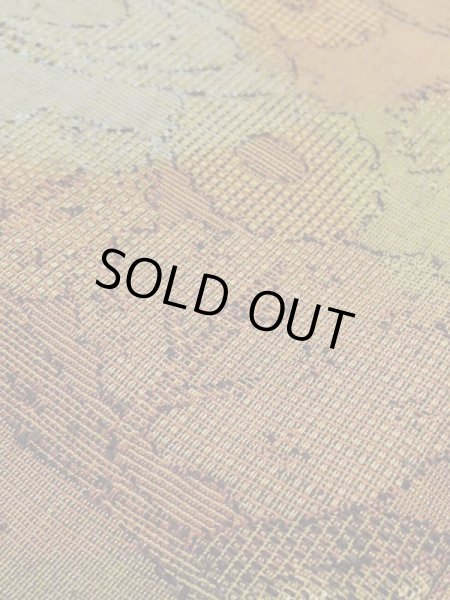 画像9: M1025K  女性用 単衣  ウール  灰色がかった マルチカラー, もみじ 【中古】 【USED】 【リサイクル】 ★★★★★ (9)