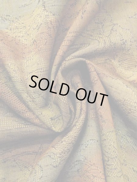 画像14: M1025K  女性用 単衣  ウール  灰色がかった マルチカラー, もみじ 【中古】 【USED】 【リサイクル】 ★★★★★ (14)