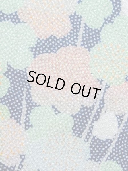 画像7: M1025M  女性用 単衣  シルク(正絹)  薄い 緑色, 梅 【中古】 【USED】 【リサイクル】 ★★☆☆☆ (7)