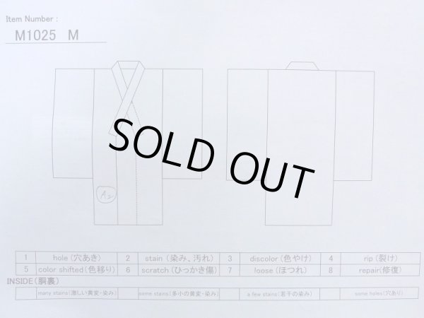 画像13: M1025M  女性用 単衣  シルク(正絹)  薄い 緑色, 梅 【中古】 【USED】 【リサイクル】 ★★☆☆☆ (13)