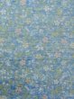 画像4: M1025N  女性用 単衣  シルク（正絹）  薄い 青, 花 【中古】 【USED】 【リサイクル】 ★★☆☆☆ (4)