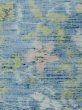 画像5: M1025N  女性用 単衣  シルク（正絹）  薄い 青, 花 【中古】 【USED】 【リサイクル】 ★★☆☆☆ (5)