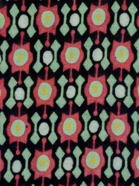 画像6: M1025S  女性用 単衣  化繊 淡い 灰色がかった 緑色, 幾何学模様 【中古】 【USED】 【リサイクル】 ★☆☆☆☆ (6)