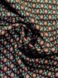 画像9: M1025S  女性用 単衣  化繊 淡い 灰色がかった 緑色, 幾何学模様 【中古】 【USED】 【リサイクル】 ★☆☆☆☆ (9)