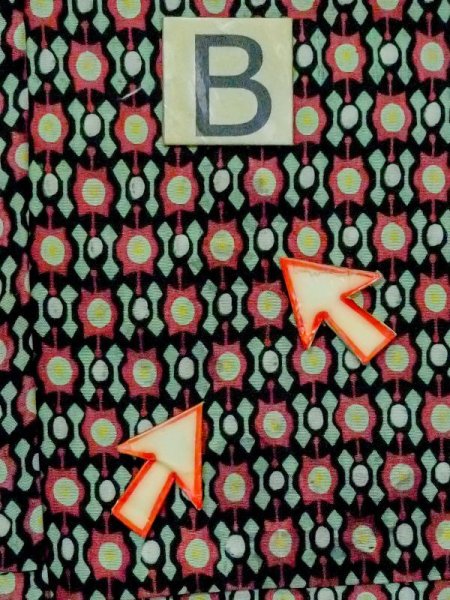 画像13: M1025S  女性用 単衣  化繊 淡い 灰色がかった 緑色, 幾何学模様 【中古】 【USED】 【リサイクル】 ★☆☆☆☆ (13)