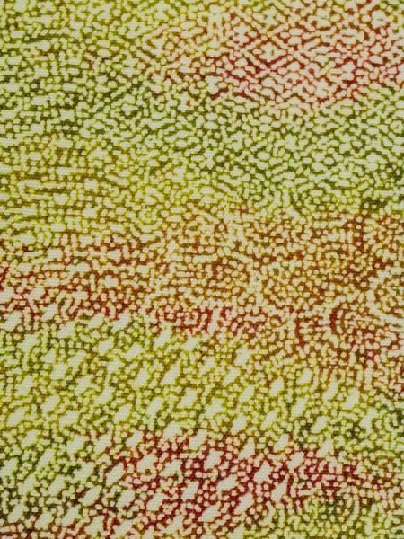 画像5: M1025U  女性用 単衣  化繊  深い 黄色, 小さな点々 【中古】 【USED】 【リサイクル】 ★★☆☆☆ (5)