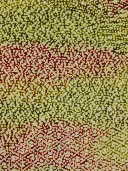 画像6: M1025U  女性用 単衣  化繊  深い 黄色, 小さな点々 【中古】 【USED】 【リサイクル】 ★★☆☆☆ (6)