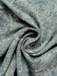 画像9: M1025W  女性用 単衣  シルク（正絹） 淡い 薄い 灰色, 抽象的模様 【中古】 【USED】 【リサイクル】 ★★☆☆☆ (9)