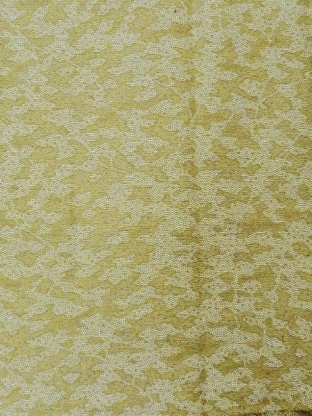 画像3: M1025X  女性用 単衣  綿 淡い 灰色がかった 黄緑色, 小さな点々 【中古】 【USED】 【リサイクル】 ★★☆☆☆ (3)