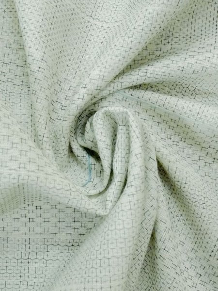 画像10: M1026D  女性用 単衣  ウール 淡い 薄い 水色, かのこ 【中古】 【USED】 【リサイクル】 ★★☆☆☆ (10)