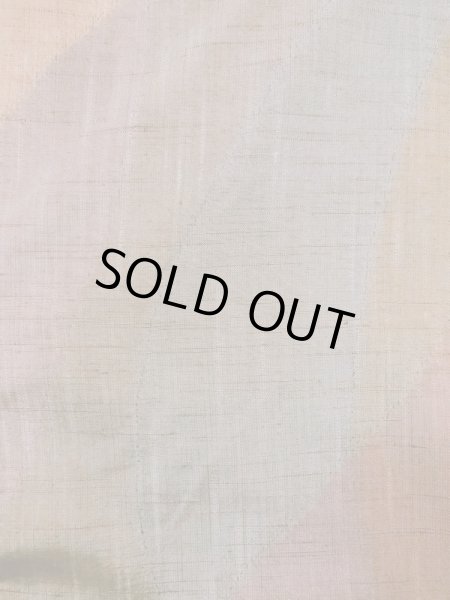 画像3: M1108R Mint  女性用 紬  シルク（正絹）  淡い マルチカラー, 抽象的模様 【中古】 【USED】 【リサイクル】 ★★★★☆ (3)