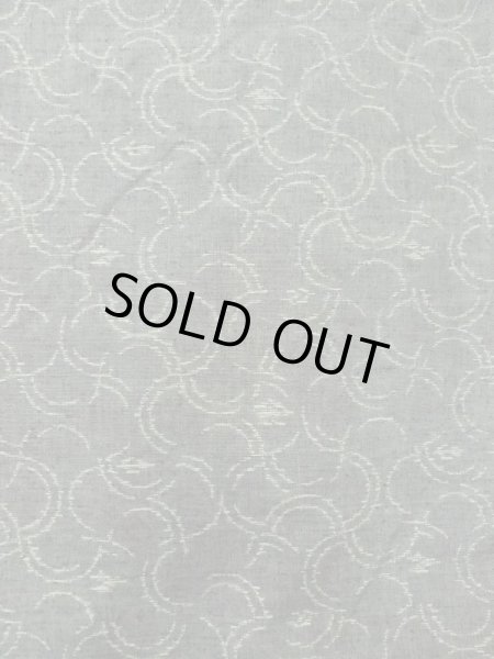 画像4: M1108U Mint  女性用 紬  シルク（正絹）  灰色がかった 緑色, 青海波 【中古】 【USED】 【リサイクル】 ★★★★☆ (4)