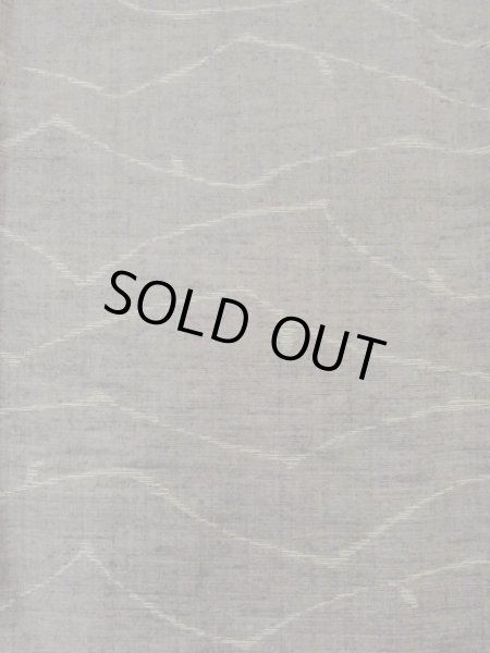 画像4: M1108W  女性用 小紋  シルク（正絹）  深い 灰色, 線 【中古】 【USED】 【リサイクル】 ★★☆☆☆ (4)