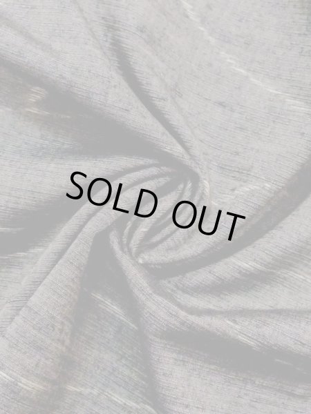 画像9: M1108W  女性用 小紋  シルク（正絹）  深い 灰色, 線 【中古】 【USED】 【リサイクル】 ★★☆☆☆ (9)