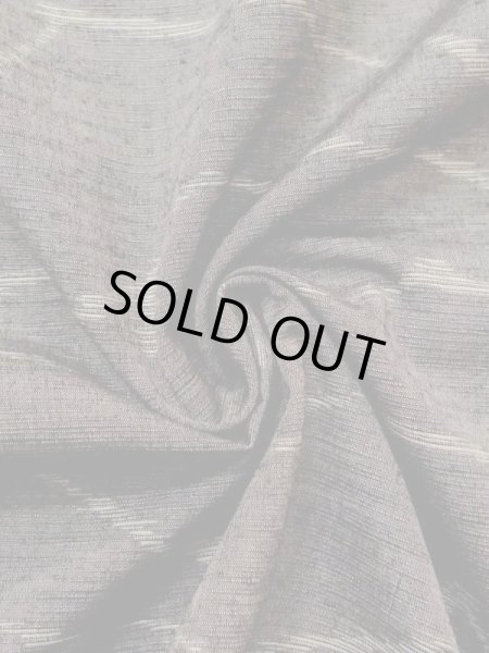 画像10: M1108W  女性用 小紋  シルク（正絹）  深い 灰色, 線 【中古】 【USED】 【リサイクル】 ★★☆☆☆ (10)