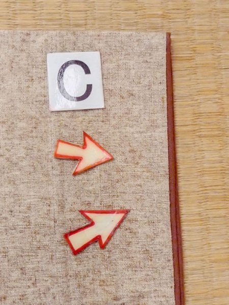 画像14: M1108X  女性用 紬  シルク(正絹)   ベージュ, ぼかし 【中古】 【USED】 【リサイクル】 ★★☆☆☆ (14)