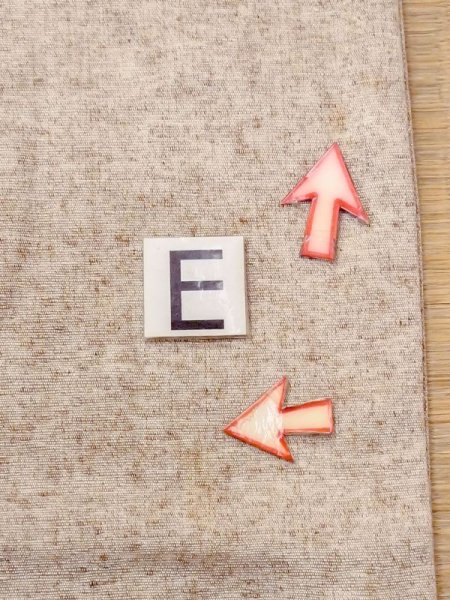 画像16: M1108X  女性用 紬  シルク(正絹)   ベージュ, ぼかし 【中古】 【USED】 【リサイクル】 ★★☆☆☆ (16)