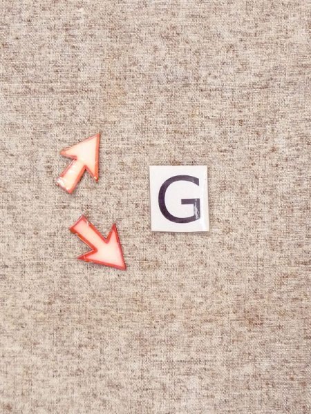 画像18: M1108X  女性用 紬  シルク(正絹)   ベージュ, ぼかし 【中古】 【USED】 【リサイクル】 ★★☆☆☆ (18)