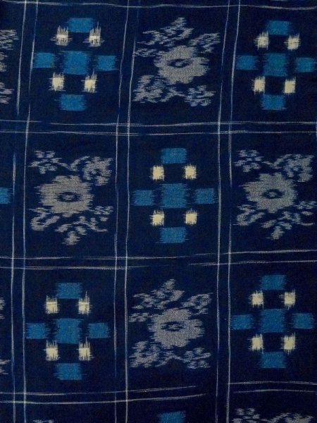 画像4: M1108Y  女性用 夏物  ウール   紺, 花 【中古】 【USED】 【リサイクル】 ★★☆☆☆ (4)