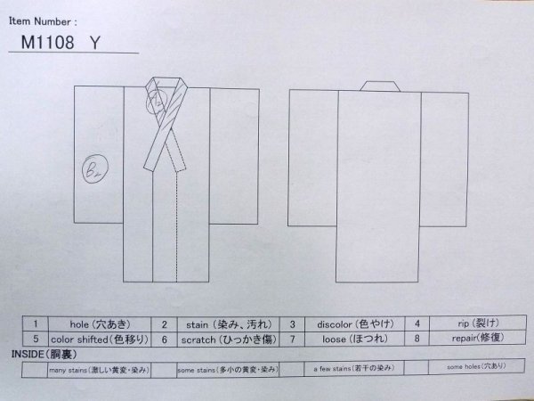 画像12: M1108Y  女性用 夏物  ウール   紺, 花 【中古】 【USED】 【リサイクル】 ★★☆☆☆ (12)