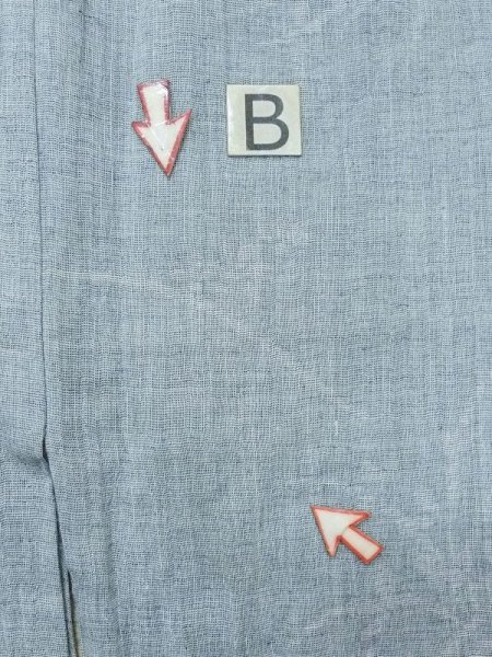 画像13: M1109D  女性用 夏物  麻 淡い 灰色がかった 青緑色, 草 【中古】 【USED】 【リサイクル】 ★★☆☆☆ (13)