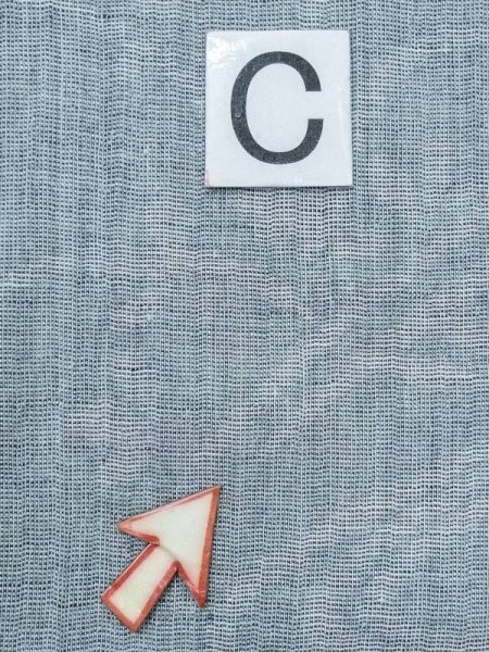 画像14: M1109D  女性用 夏物  麻 淡い 灰色がかった 青緑色, 草 【中古】 【USED】 【リサイクル】 ★★☆☆☆ (14)