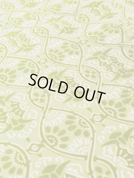 画像8: M1121D  女性用 羽織  シルク（正絹） 淡い 灰色がかった 緑色, 花 【中古】 【USED】 【リサイクル】 ★★★☆☆ (8)