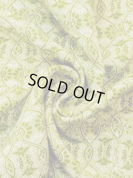 画像9: M1121D  女性用 羽織  シルク（正絹） 淡い 灰色がかった 緑色, 花 【中古】 【USED】 【リサイクル】 ★★★☆☆ (9)