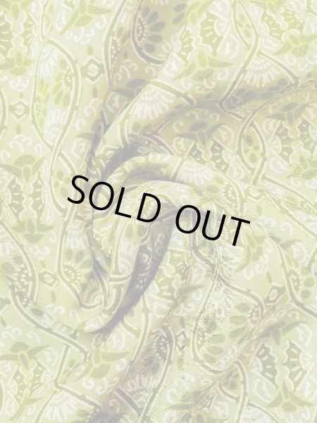 画像10: M1121D  女性用 羽織  シルク（正絹） 淡い 灰色がかった 緑色, 花 【中古】 【USED】 【リサイクル】 ★★★☆☆ (10)