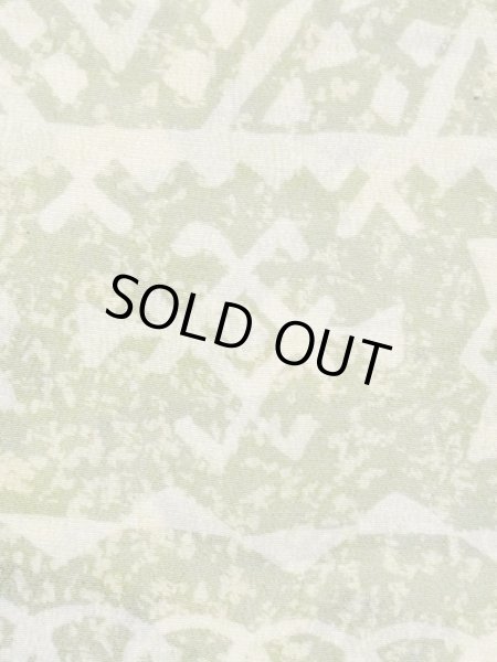 画像5: M1121F  女性用 羽織  シルク（正絹） 淡い 薄い 緑色, 三角 【中古】 【USED】 【リサイクル】 ★★☆☆☆ (5)